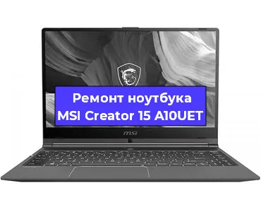 Замена кулера на ноутбуке MSI Creator 15 A10UET в Москве